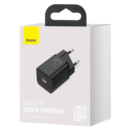 Baseus Super Si  Quick Charger 1C 25W EU Black