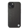 Original Case IPHONE 14 PLUS BMW Leather Stamp MagSafe (BMHMP14MSLLBK) black