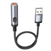 HOCO adapter zapalniczki na złącze USB A UA30 0,3 m czarny