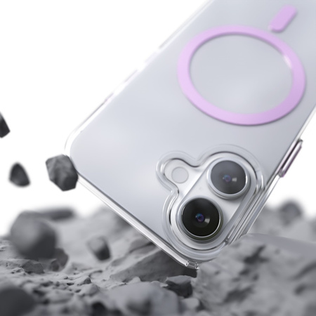 Nakładka Etteri Color Mag do iPhone 16 Plus 6,7" różowa