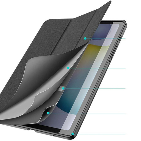 Etui SAMSUNG GALAXY TAB S6 LITE Dux Ducis Domo Series na Tablet z klapką czarne