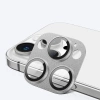 AmazingThing Aviation-Grade Alloy Tempered Glass Lens for iPhone 16 Pro / 16 Pro Max Camera Lens - Gray