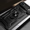 Etui Hybrid Armor Camshield na iPhone 17 Air pancerne z podstawką i osłoną aparatu - czarne