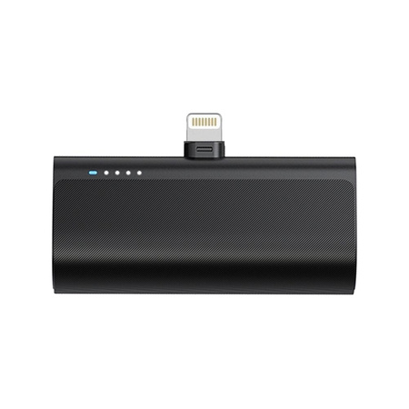 BLUE STAR powerbank 5000 mAh z wbudowanym złączem Lightning 2,1A W0556P czarny
