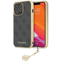 Guess GUHCP14LGF4GGR iPhone 14 Pro 6.1" grey/grey hardcase 4G Charms Collection