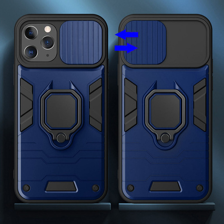 Ring Lens Case do Iphone 13 Pro Max Granatowy