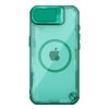 Etui Nillkin Iceblade Prop Magnetic z osłoną na aparat i podstawką na iPhone 16e - zielone