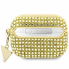 Guess GUAP2HDGTPD AirPods Pro 2 cover gold/gold Rhinestone Triangle Charm
