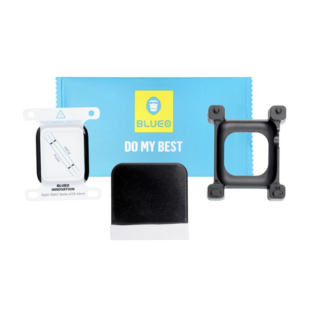 Szkło Hartowane 5D Mr. Monkey Glass - do Apple Watch SE / SE 2 44MM czarny (Strong HD)