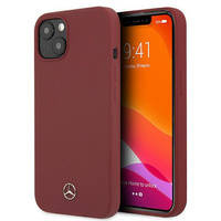 Mercedes MEHCP13MSILRE iPhone 13 6.1 "red / red hardcase Silicone Line