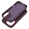 Futerał FRAME MAG COVER kompatybilny z MagSafe do IPHONE 16 fioletowy