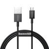 Baseus Superior kabel przewód USB - micro USB do szybkiego ładowania 2A 2m czarny (CAMYS-A01)