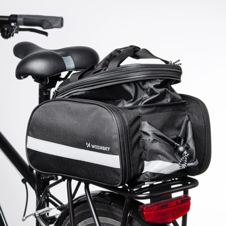 Wozinsky WBB36BK 27L Fahrradtasche - schwarz