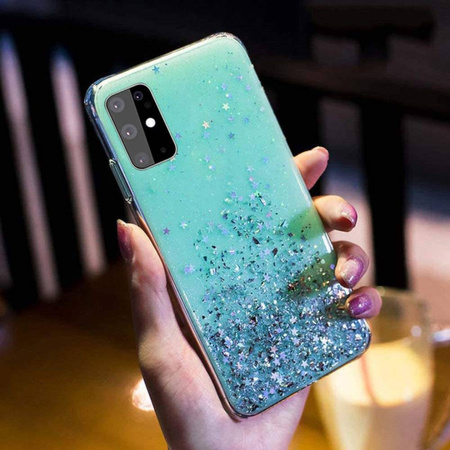 Etui XIAOMI REDMI 10 Brokat Cekiny Glue Glitter Case miętowe