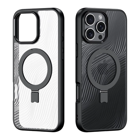 Dux Ducis Aimo Mag case with MagSafe and stand for iPhone 16 Pro Max - black