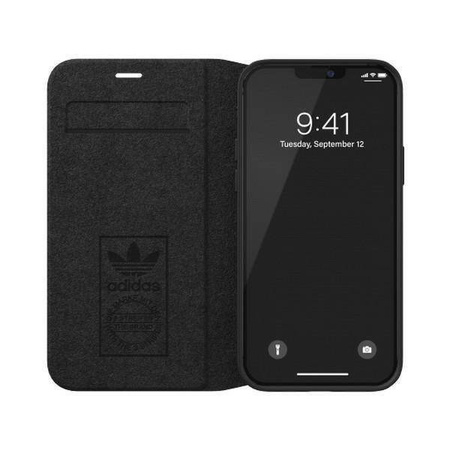 Adidas OR Booklet Case PU iPhone 12/12 Pro 6.1 &quot;white black / white black 42248