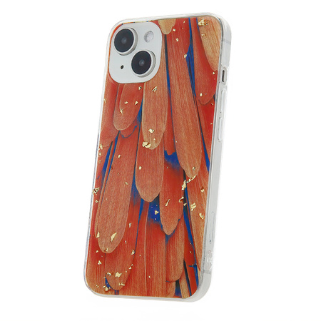 Nakładka Gold Glam do iPhone 14 6,1" Orange