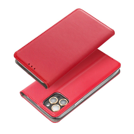 Kabura SMART CASE Book do MOTOROLA G55 5G czerwony