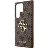 Oryginalne Etui GUESS Hardcase GUHCS24L4GMGBR do Samsung S24 Ultra (Leather 4G Metal Logo / brązowy)