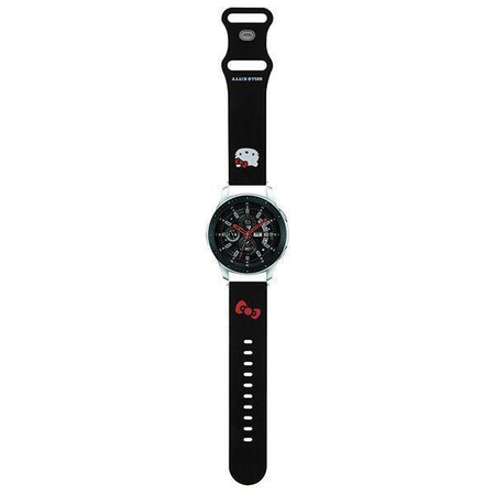 Hello Kitty Silikon Kitty Kopfband universal 22mm - schwarz