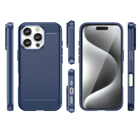 Carbon Case for iPhone 16 Pro - Blue