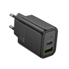 HOCO ładowarka sieciowa USB A + Typ C PD QC3.0 3A 20W N61 czarna