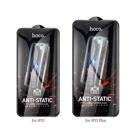 HOCO szkło hartowane HD Anti-static (SET 25in1) - MULTIPACK do iPhone 15 Plus (G10)
