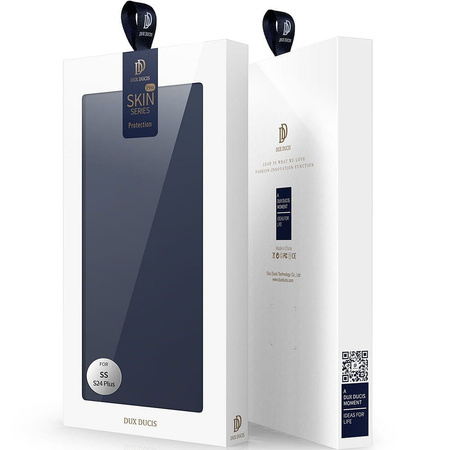 Etui Dux Ducis Skin Pro do Samsung S24+ z klapką - niebieskie