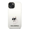 Karl Lagerfeld nakładka do iPhone 14 Plus 6,7" KLHMP14MSNCHBCH biała hard case Magsafe Silicone NFT Choupette