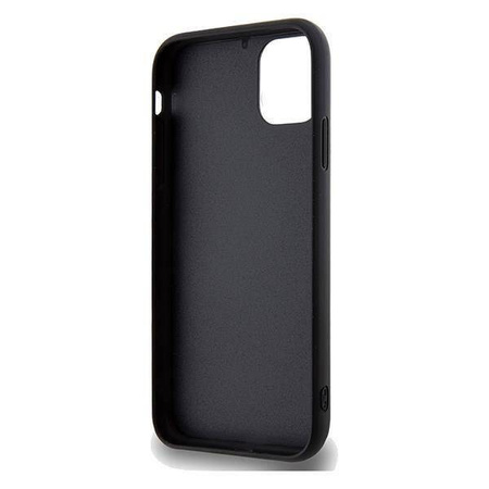Guess nakładka do iPhone 11 GUHCN61PMSDGSK HC PU DISCO SCRIPT METAL czarna