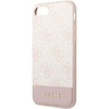 Guess GUHCI8G4GLPI iPhone 7/8/SE 2020/ 2022 różowy/pink hard case 4G Stripe Collection