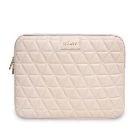 Pokrowiec Guess Quilted na laptopa 13'' - różowy