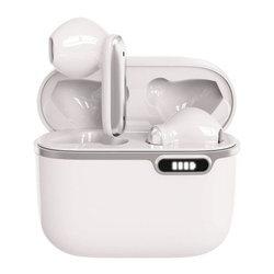 Słuchawki bezprzewodowe / bluetooth Stereo TWS ART AP-TW-B4W + stacja dokująca ze złączem typ C białe