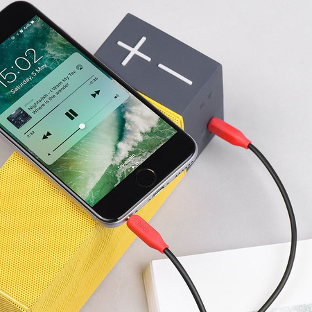 Kabel AUX Jack 3,5mm do Jack 3,5 mm Hoco UPA11 czarny