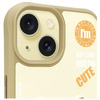 Nimmy etui iPhone 15 6.1" khaki Cool&Cute 2.0 Cat