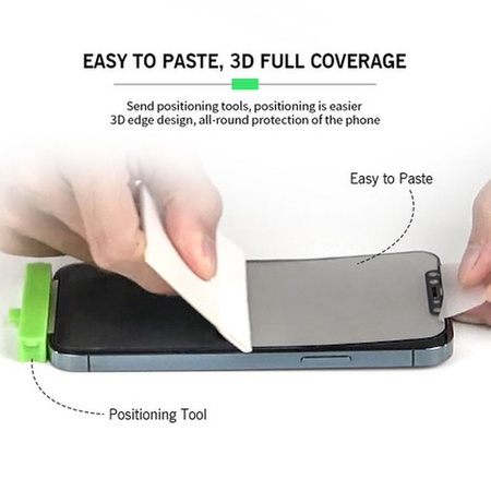 Szkło hybrydowe Bestsuit Flex-Buffer 5D z powłoką antybakteryjną Biomaster do iPhone Xs Max/11 Pro max czarny