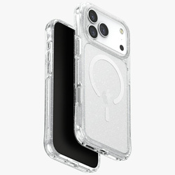 Etui UNIQ LifePro Xtreme do iPhone 17    Pro Max Magclick Charging przezroczysty/brokat