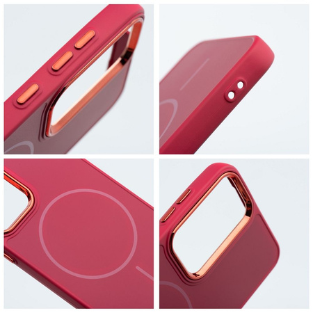 Futerał FRAME MAG COVER kompatybilny z MagSafe do SAMSUNG A55 magenta
