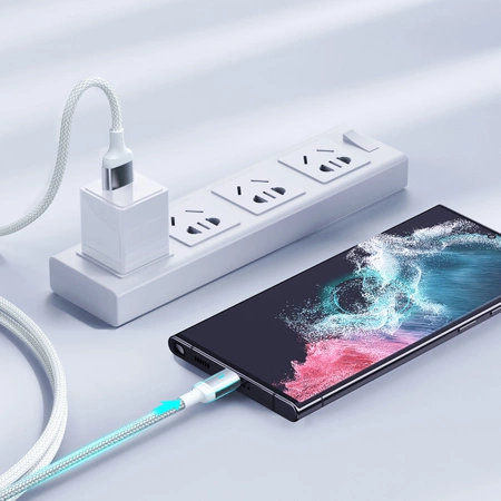 Joyroom USB-Kabel - Micro USB 2.4A für schnelles Aufladen und Datenübertragung 2 m weiß (S-UM018A10)