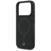 Etui Mercedes Plain Smooth Leather MagSafe do iPhone 17 Pro - czarne