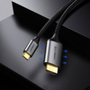 Ugreen kabel przewód HDMI - USB Typ C 4K 60 Hz 1,5 m czarno-szary (MM142 50570)