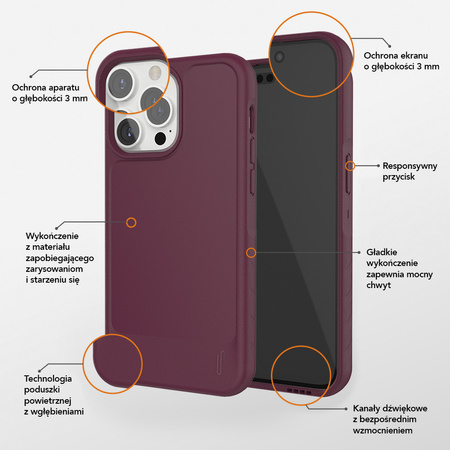 Ugly Rubber nakładka L do iPhone 14 6,1" czarna