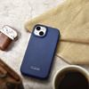 iCarer CE Premium Leather Folio Case for iPhone 14 Plus Flip Magnetic MagSafe Blue (WMI14220715-BU)