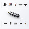 Ugreen audio adapter adapter from 3.5mm (male) to 6.35mm mini jack (female) grey (AV168)