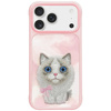 Etui Nimmy Big Eyed Pet 2.0 Cat do       iPhone 17 Pro Max różowy