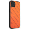 Oryginalne Etui IPHONE 13 Karl Lagerfeld Hardcase Perforated Allover (KLHCP13MPTLO) pomarańczowe