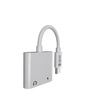 Devia adapter przejściówka Smart USB-C - USB-C (port) + USB-C (port) biały