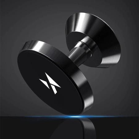 Wozinsky samoprzylepny magnetyczny uchwyt samochodowy 360 na deskę rozdzielczą czarny (WMH-05)