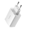 Baseus Compact  Charger 3U 17W EU White