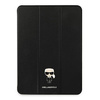 Original Handyhülle IPAD PRO 11" 2021 Karl Lagerfeld Book Cover Saffiano Karl Iconic (KLFC11OKMK) schwarz